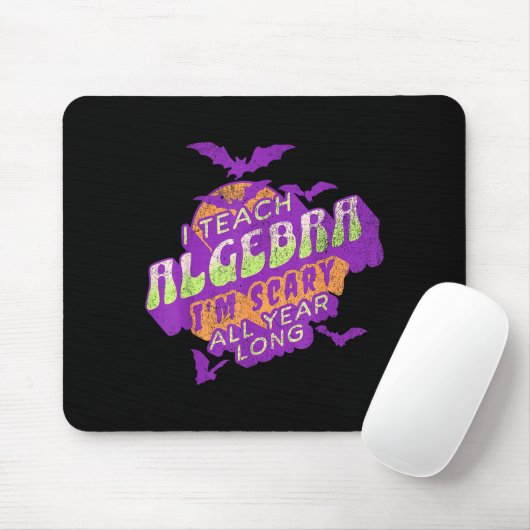 Algebra Teacher Halloween Soky Ghost Math Mathemat Muismat (Met muis)