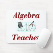 Algebra Teacher Mousepad Muismat (Met muis)