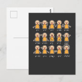 Algebra Teacher Wiskunde Student Equh Grafiek Briefkaart (Voorkant / Achterkant)