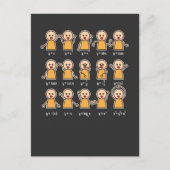 Algebra Teacher Wiskunde Student Equh Grafiek Briefkaart (Voorkant)