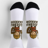 Algebra Warrior Sticker - Schattigee Wiskunde Hero Sokken (Top)