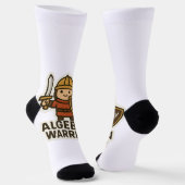 Algebra Warrior Sticker - Schattigee Wiskunde Hero Sokken (Gebogen)