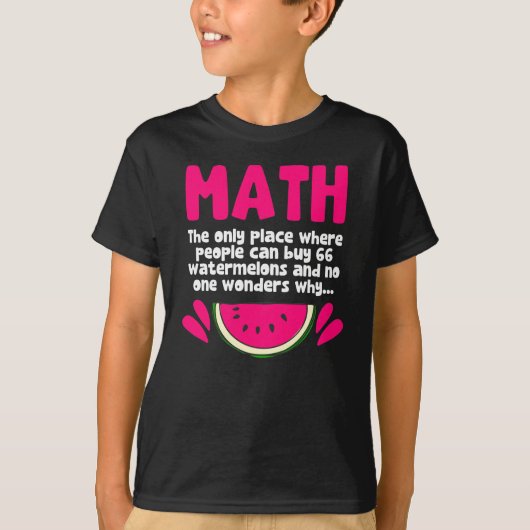 Algebra Wiskunde leraar wiskunde wetenschappen Hum T-shirt (Voorkant)