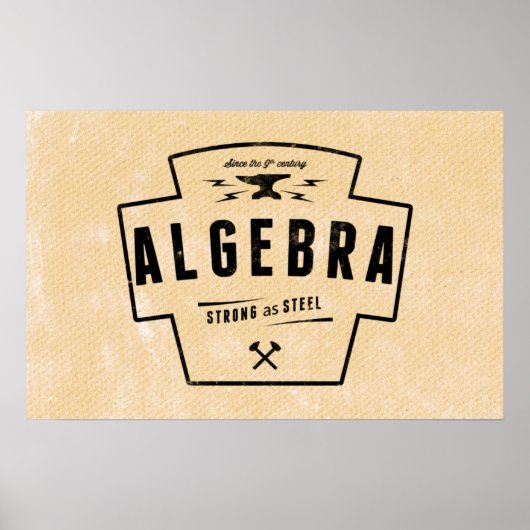 Algebra - Wiskunde Posters (Voorkant)