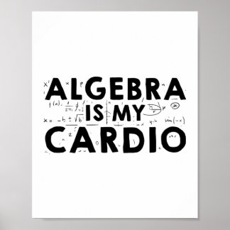 Algebra-Wiskunde | Wiskundestudie Gift Ideeën Poster