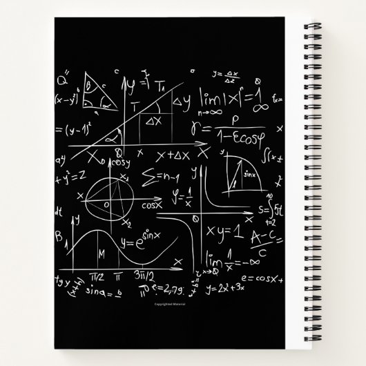 ALGEBRA X + Y NOTITIEBOEK (Achterkant)