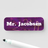 Algebraic Equation Wiskunde Name Tag (In situ)