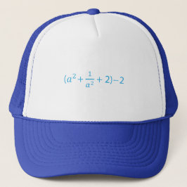 Algebraic Identity a^2 + 1 a^2 + 2 - 2  Math Equat Trucker Pet