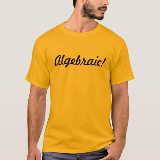 Algebraïsch! T-shirt (Voorkant)