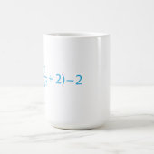 Algebraïsche identiteit a^2 + 1 a^2 + 2 - 2 Wisku Koffiemok (Center)