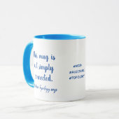 Algebraïsche topologie: Mok is niet eenvoudig verb (Voorkant links)