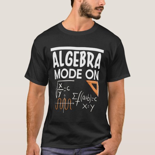 Algebremodus aan t-shirt (Voorkant)