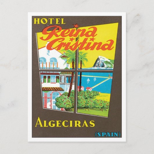  Algeciras Spain Hotel Briefkaart (Voorkant)