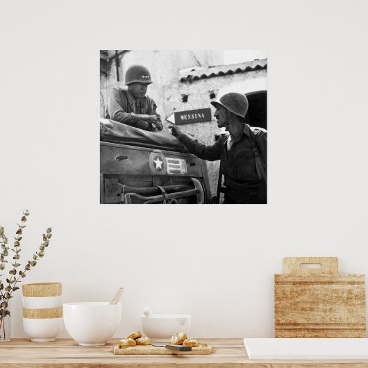 Algemeen atton op Sicilië Poster (Keuken)