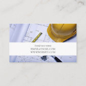 Algemeen Bouwbedrijf van de Bouwer van de Contract Visitekaartje (Achterkant)