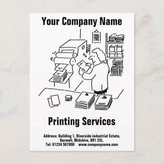 Algemeen Briefkaart Drukkerijen (Voorkant)