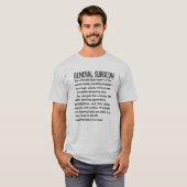 Algemeen chirurg t-shirt (Voorkant volledig)