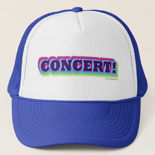 Algemeen concert trucker pet (Voorkant)