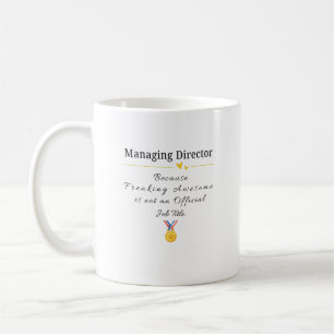 Algemeen directeur koffiemok