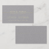 Algemeen directeur Modern Professional Elegant Visitekaartje (Voorkant / Achterkant)