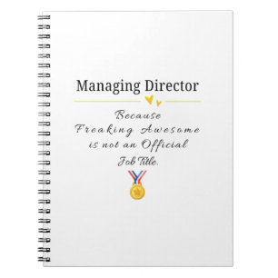 Algemeen directeur notitieboek
