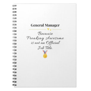 Algemeen directeur notitieboek