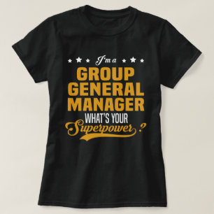 algemeen directeur van de groep t-shirt