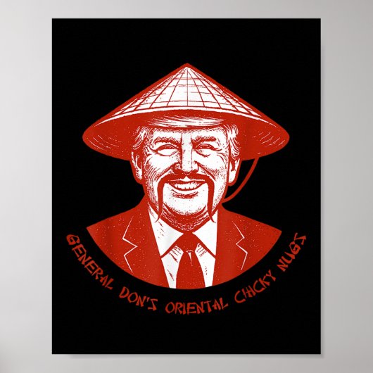 Algemeen Dons Funny Oriental Chicky Nugs Gezegde Q Poster (Voorkant)