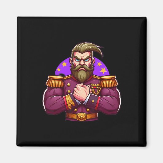 Algemeen Flexing Spieren Fan Lover Bodybuilding Gy Magneet (Voorkant)