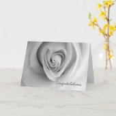 Algemeen Gefeliciteerd Blank voor Liefde en Romanc Kaart (Gele Bloem)