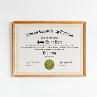Algemeen gelijkwaardigheidsdiploma, middelbare sch poster