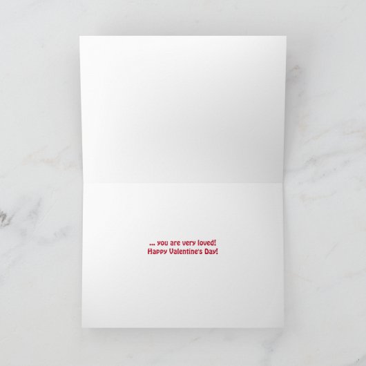 Algemeen Gelukkige Valentijnsdag met Schattigee te Kaart (Binnen)