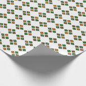 Algemeen Geometrisch Gem Patroon op elke kleur Cadeaupapier (Hoek)