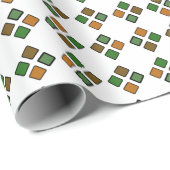 Algemeen Geometrisch Gem Patroon op elke kleur Cadeaupapier (Rol Hoek)