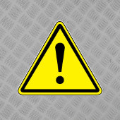 Algemeen gevarenlabel sticker