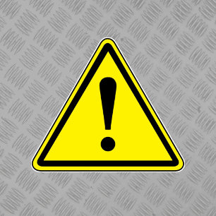Algemeen gevarenlabel sticker