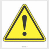 Algemeen gevarenlabel sticker (Vel)