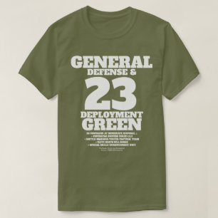 Algemeen Groen: T-shirt Defensie & Implementatie