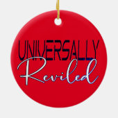 Algemeen herzien - sarcastisch humor grappig gezeg keramisch ornament (Achterkant)