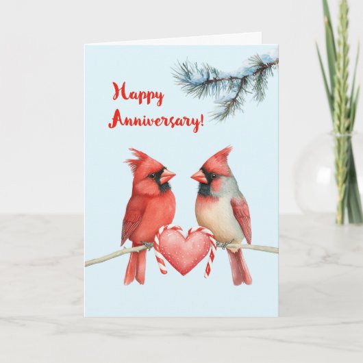 Algemeen Jubileum Happy Jubileum Cardinals Kaart (Voorkant)