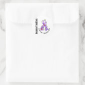 Algemeen Kanker Bloem Lint 3 Ronde Sticker (Tas)
