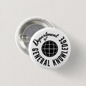 Algemeen kennisconcept Pin-2 Ronde Button 3,2 Cm (Voorkant /achterkant)