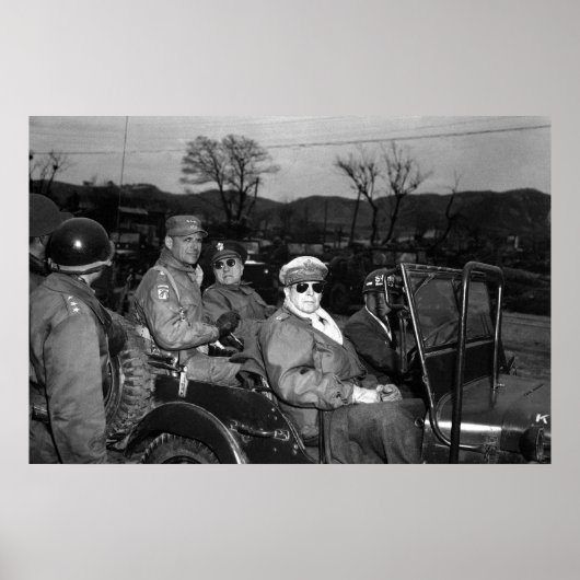 Algemeen MacArthur en Personeel Poster (Voorkant)