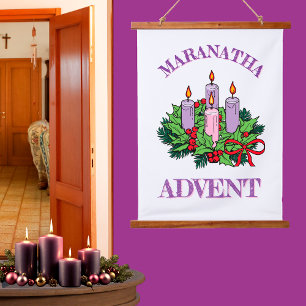 Algemeen MARANATHA Adventskrans Hangend Wandkleed