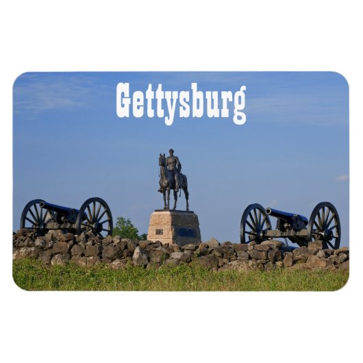 Algemeen Meade bij Gettysburg Premium Magnet Magneet (Horizontaal)