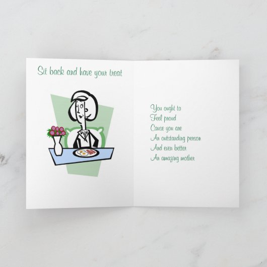 Algemeen Moederdag Kaart (Binnen)