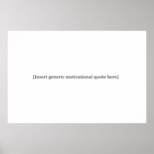 Algemeen Motivatie Poster (Voorkant)