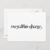 Algemeen oplaadbaar briefkaart (Voorkant / Achterkant)