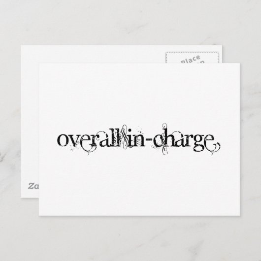 Algemeen oplaadbaar briefkaart (Voorkant / Achterkant)