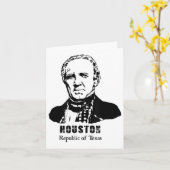 Algemeen President Sam Houston Republic Texas Revo Kaart (Gele Bloem)